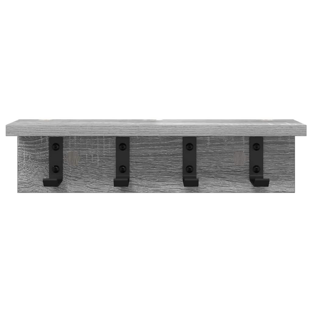 Appendiabiti a muro Grigio Sonoma 40 x 10,5 x 10,5 cm