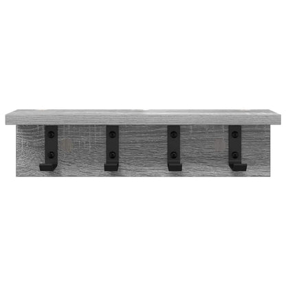 Appendiabiti a muro Grigio Sonoma 40 x 10,5 x 10,5 cm