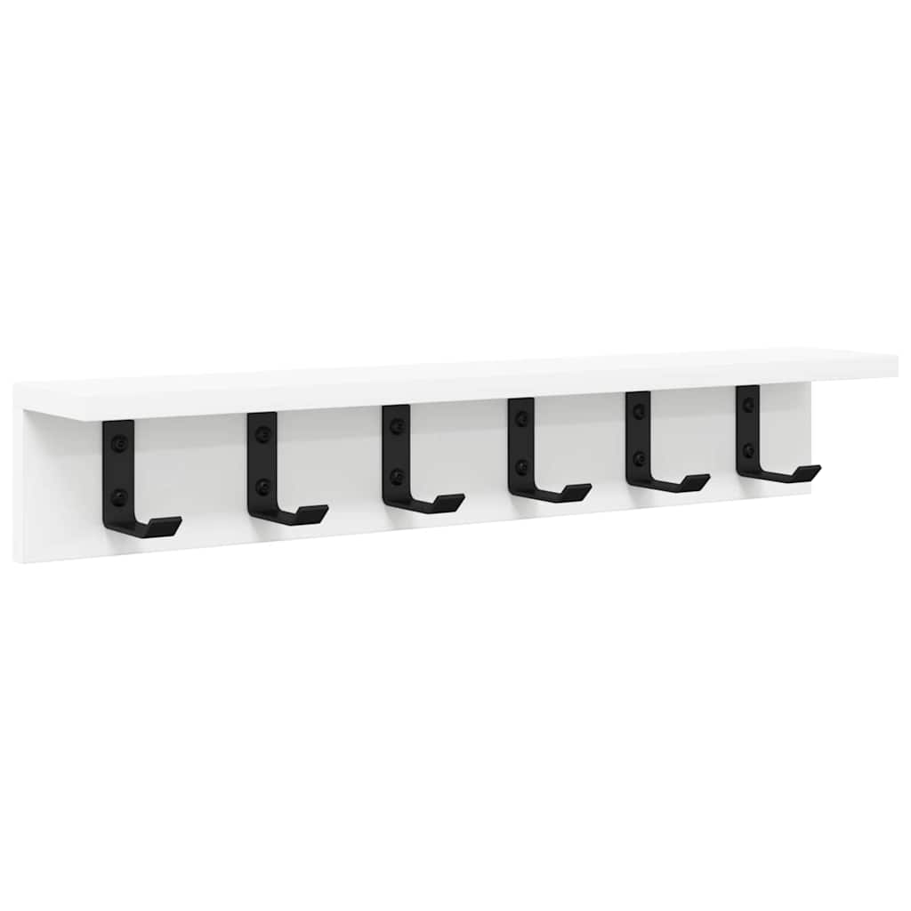 Appendiabiti a muro Bianco 60 x 10,5 x 10,5 cm