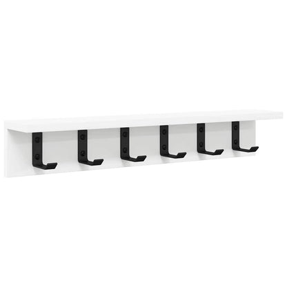 Appendiabiti a muro Bianco 60 x 10,5 x 10,5 cm