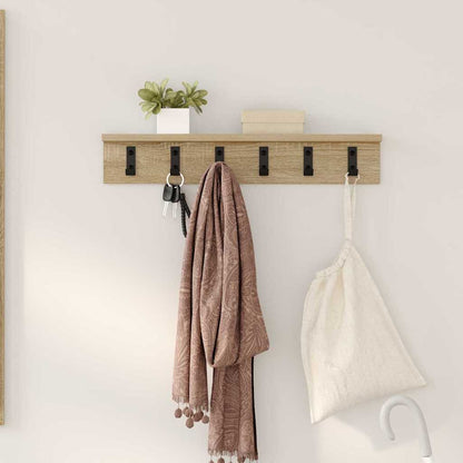 Appendiabiti a muro Rovere Sonoma 60 x 10,5 x 10,5 cm