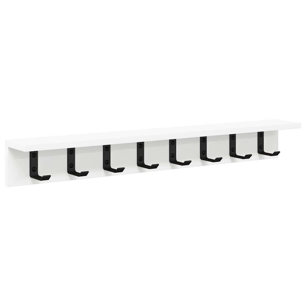 Appendiabiti a muro Bianco 80 x 10,5 x 10,5 cm