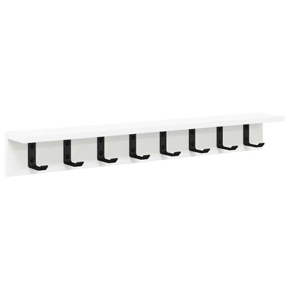 Appendiabiti a muro Bianco 80 x 10,5 x 10,5 cm