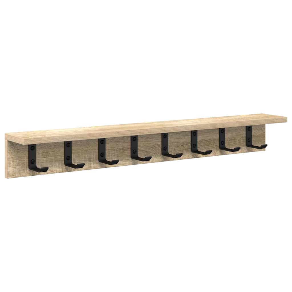 Appendiabiti a muro Rovere Sonoma 80 x 10,5 x 10,5 cm