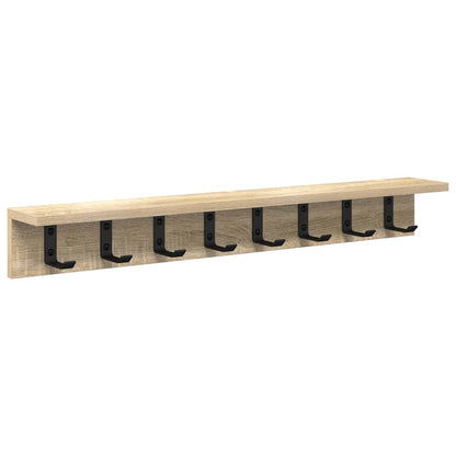 Appendiabiti a muro Rovere Sonoma 80 x 10,5 x 10,5 cm