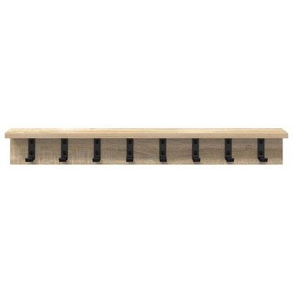 Appendiabiti a muro Rovere Sonoma 80 x 10,5 x 10,5 cm
