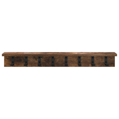 Appendiabiti a muro Rovere fumÃ© 80 x 10,5 x 10,5 cm
