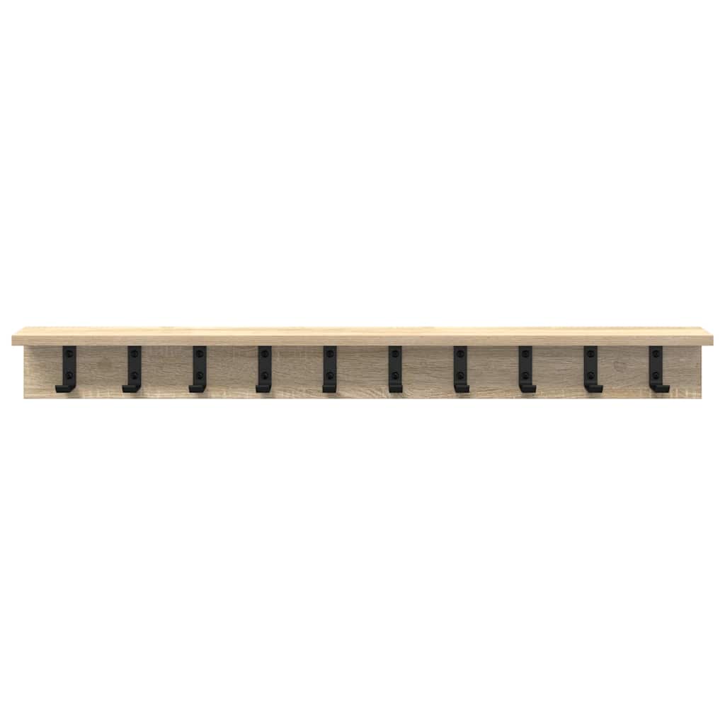 Appendiabiti a muro Rovere Sonoma 100 x 10,5 x 10,5 cm