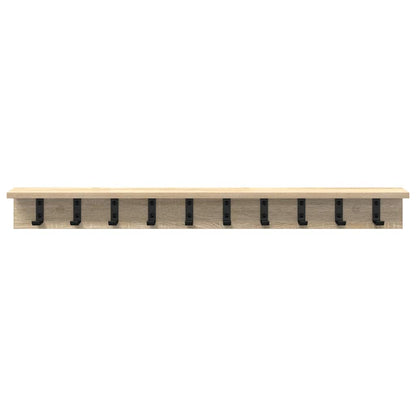 Appendiabiti a muro Rovere Sonoma 100 x 10,5 x 10,5 cm