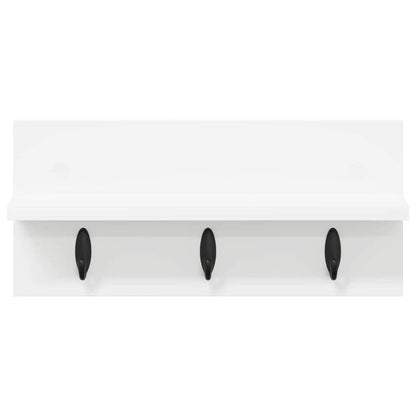 Appendiabiti a muro Bianco 40 x 10,5 x 18 cm Legno multistrato