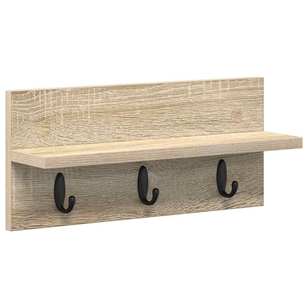 Appendiabiti a muro Rovere Sonoma 40 x 10,5 x 18 cm