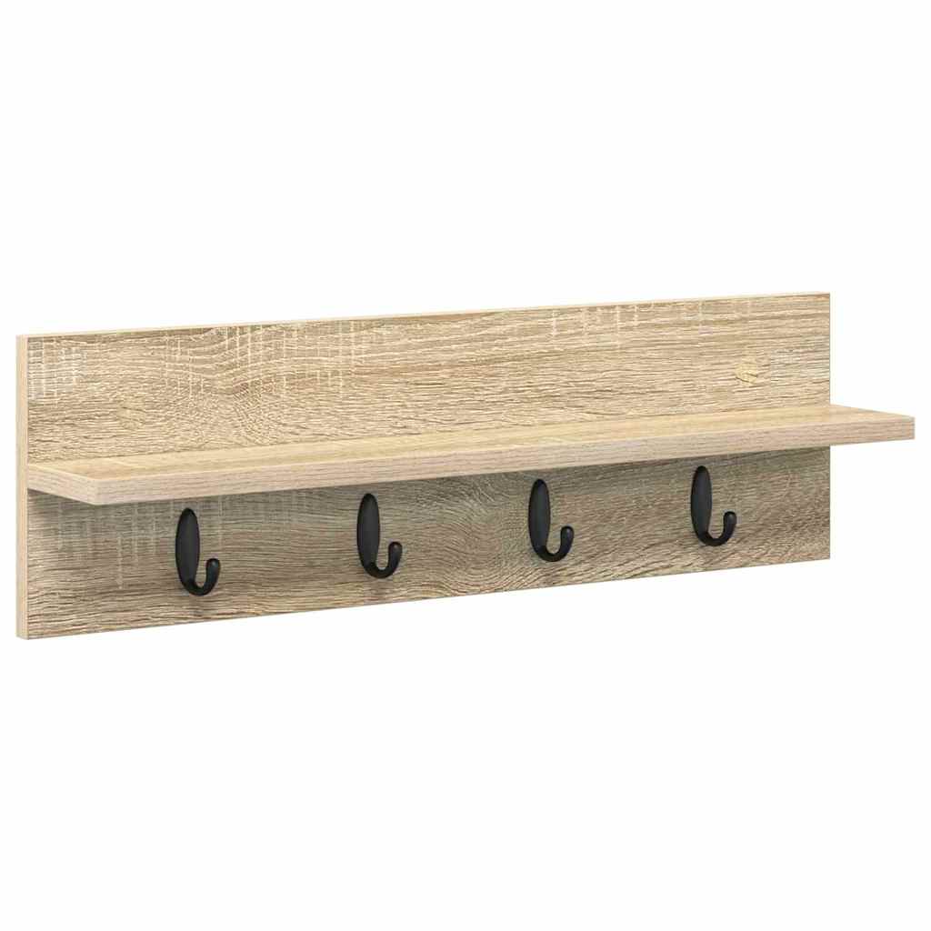 Appendiabiti a muro Rovere Sonoma 60 x 10,5 x 18 cm