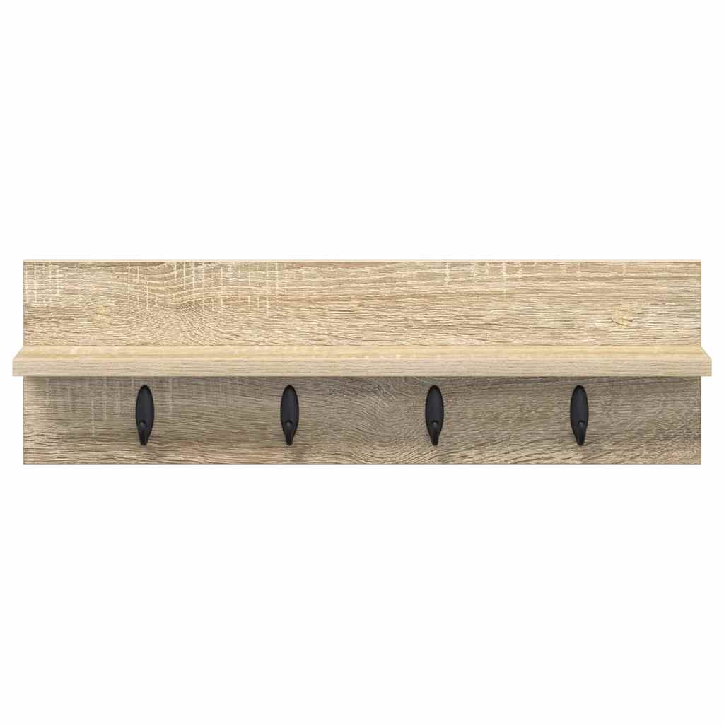 Appendiabiti a muro Rovere Sonoma 60 x 10,5 x 18 cm