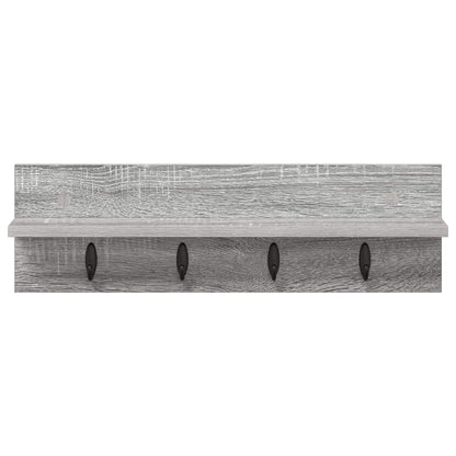 Appendiabiti a muro Grigio Sonoma 60 x 10,5 x 18 cm