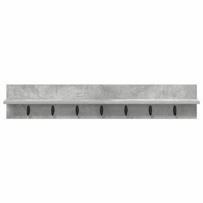 Appendiabiti a muro Grigio cemento 100 x 10,5 x 18 cm