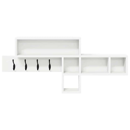 Appendiabiti a muro Bianco 100 x 12 x 43,5 cm Legno multistrato