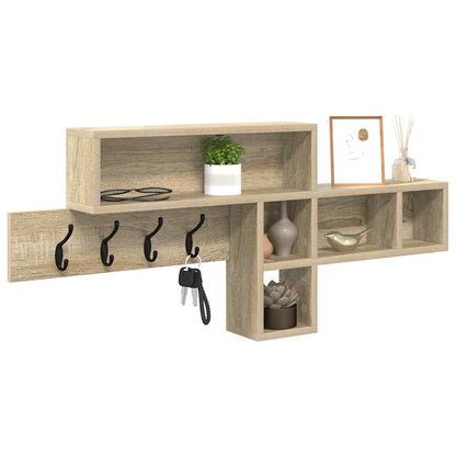Appendiabiti a muro Rovere Sonoma 100 x 12 x 43,5 cm
