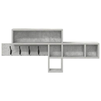 Appendiabiti a muro Grigio cemento 100 x 12 x 43,5 cm