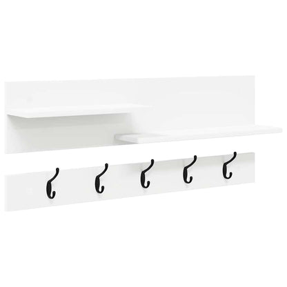 Appendiabiti a muro Bianco 90 x 15 x 36 cm Legno multistrato
