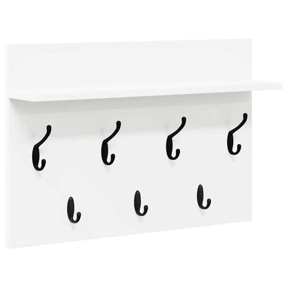 Appendiabiti a muro Bianco 60 x 40 x 12 cm Legno multistrato