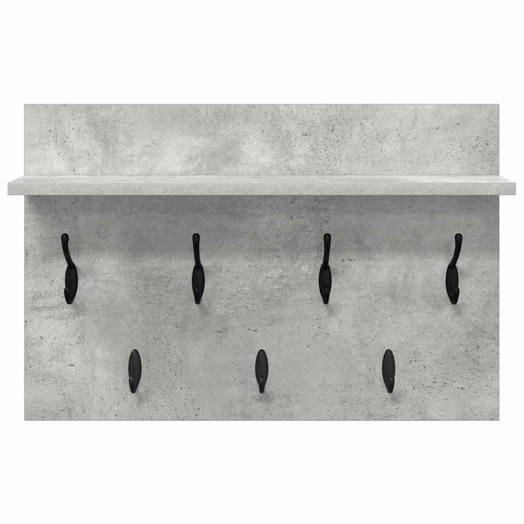Appendiabiti a muro Grigio cemento 60 x 40 x 12 cm