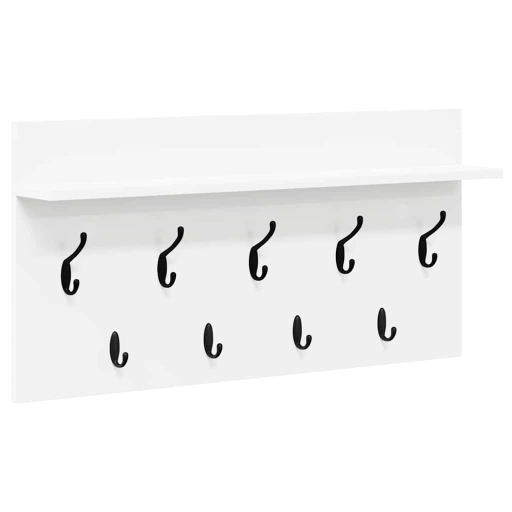 Appendiabiti a muro Bianco 80 x 40 x 12 cm Legno multistrato