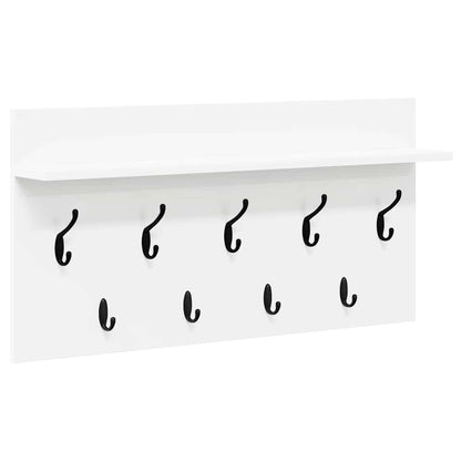 Appendiabiti a muro Bianco 80 x 40 x 12 cm Legno multistrato