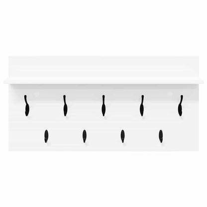 Appendiabiti a muro Bianco 80 x 40 x 12 cm Legno multistrato