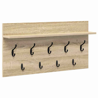 Appendiabiti a muro Rovere Sonoma 80 x 40 x 12 cm