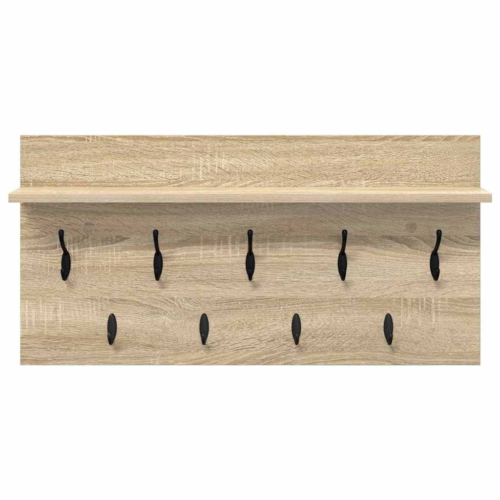 Appendiabiti a muro Rovere Sonoma 80 x 40 x 12 cm