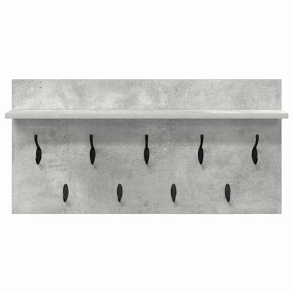 Appendiabiti a muro Grigio cemento 80 x 40 x 12 cm
