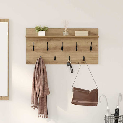 Appendiabiti a muro Rovere artigianale 80 x 40 x 12 cm