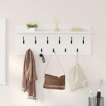 Appendiabiti a muro Bianco 100 x 40 x 12 cm Legno multistrato