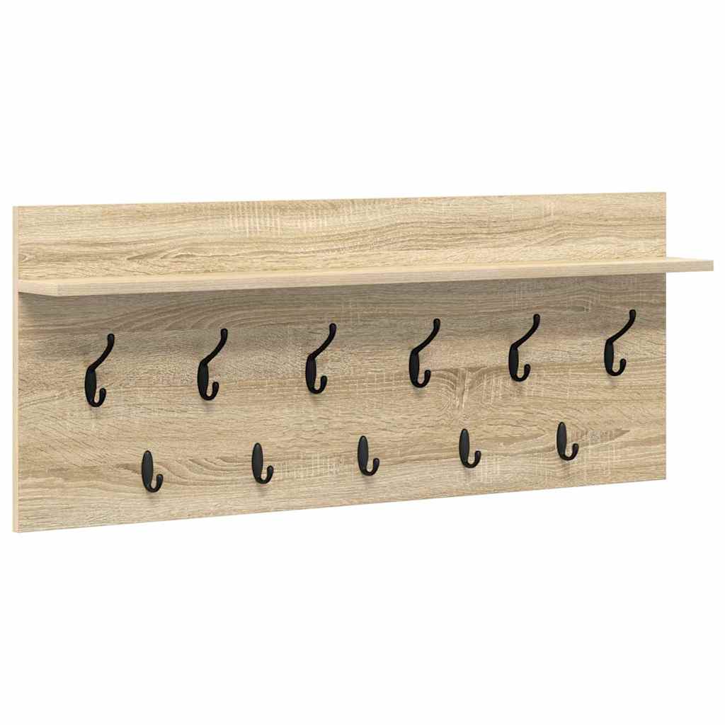 Appendiabiti a muro Rovere Sonoma 100 x 40 x 12 cm