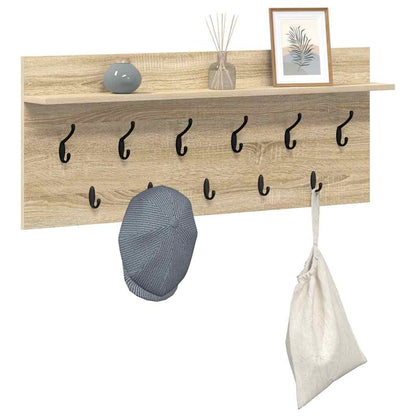 Appendiabiti a muro Rovere Sonoma 100 x 40 x 12 cm