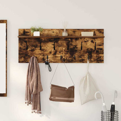 Appendiabiti a muro Rovere fumÃ© 100 x 40 x 12 cm