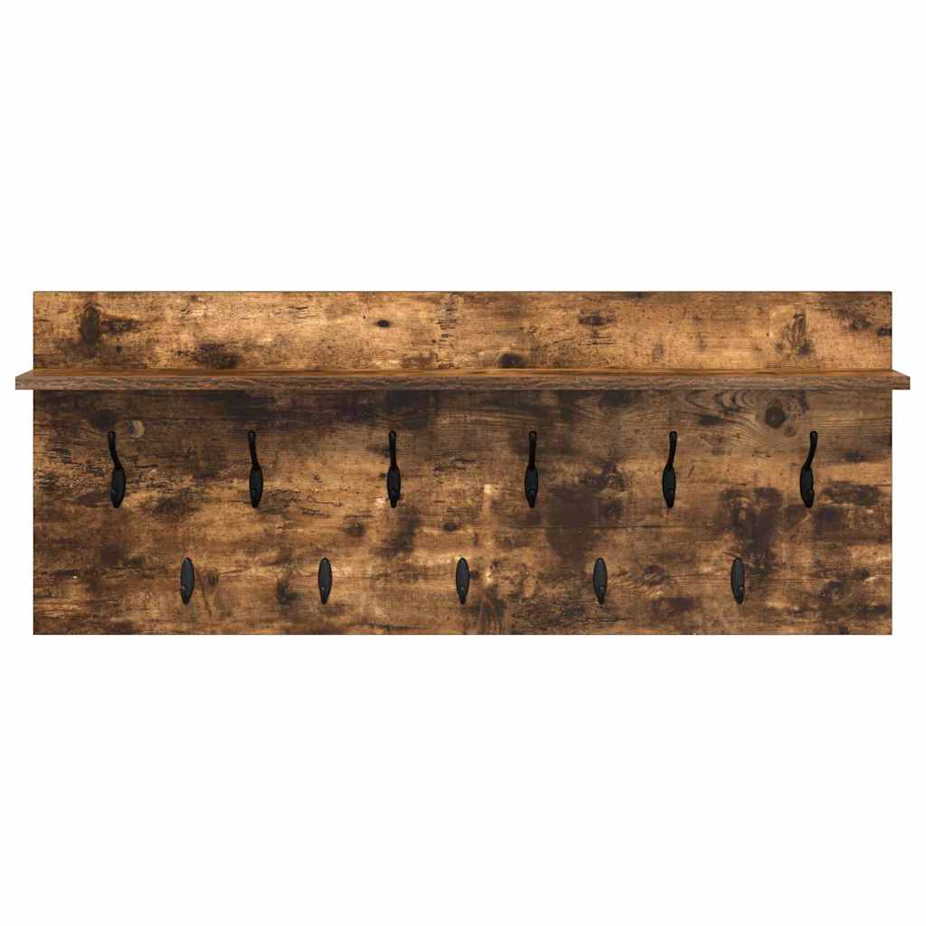 Appendiabiti a muro Rovere fumÃ© 100 x 40 x 12 cm