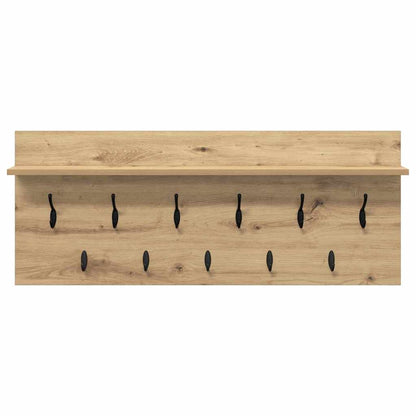 Appendiabiti a muro Rovere artigianale 100 x 40 x 12 cm
