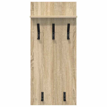Appendiabiti a muro Rovere Sonoma 40 x 10 x 90 cm