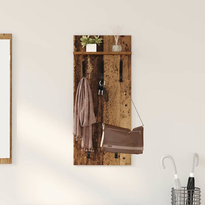 Appendiabiti a muro Legno vecchio 40 x 10 x 90 cm