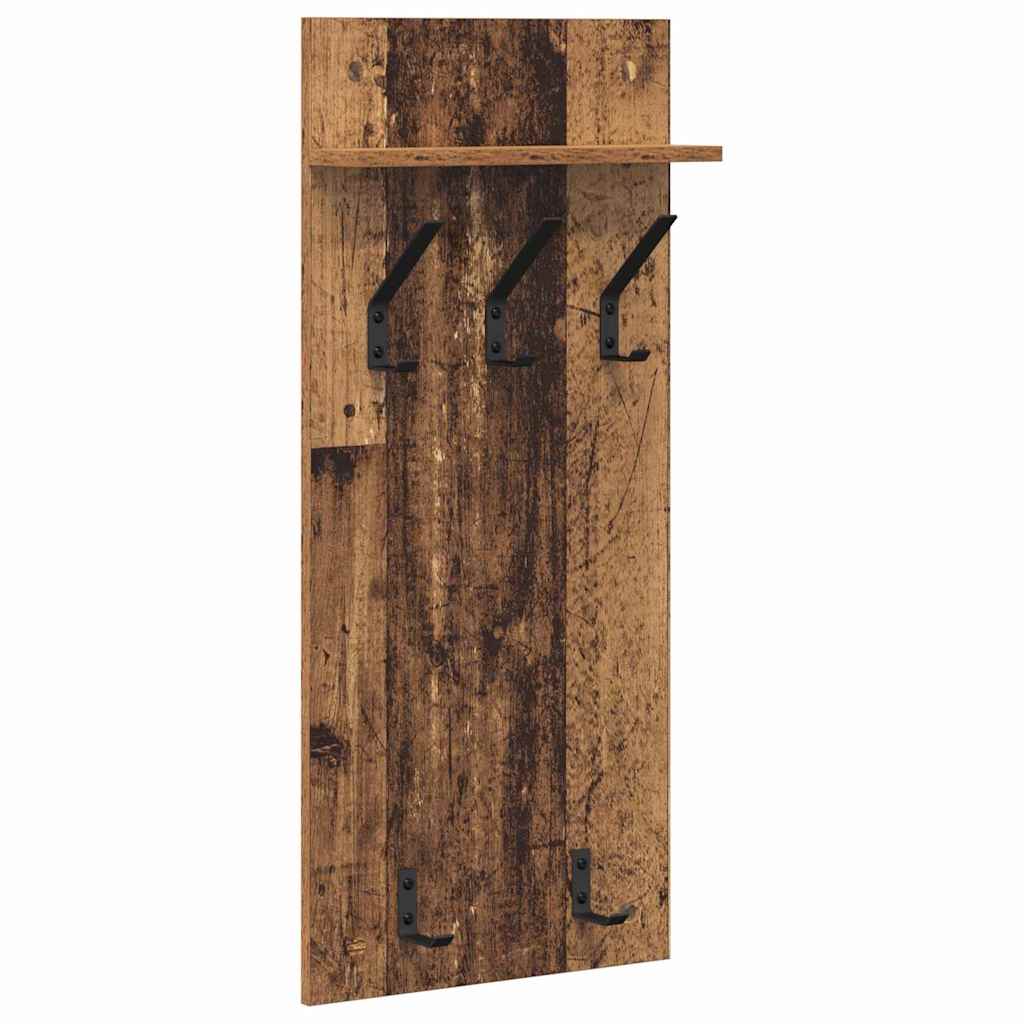 Appendiabiti a muro Legno vecchio 40 x 10 x 90 cm