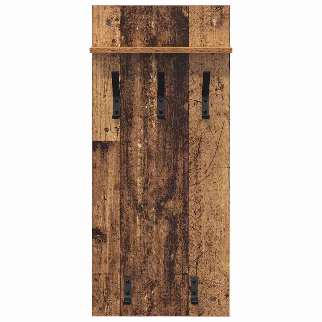 Appendiabiti a muro Legno vecchio 40 x 10 x 90 cm