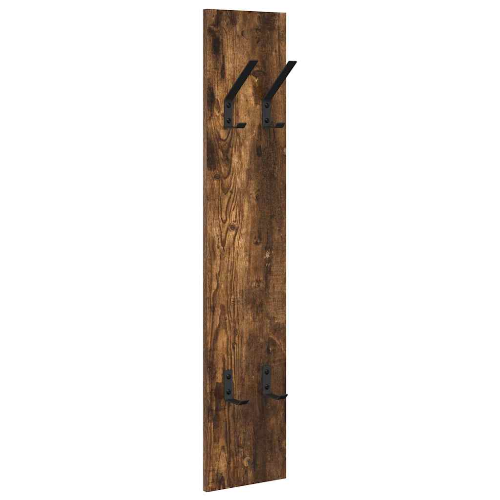 Appendiabiti a muro Rovere fumo 20 x 1.5 x 100 cm