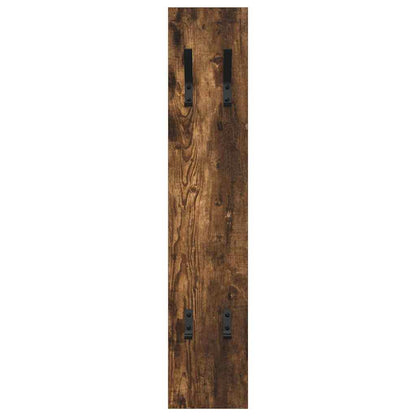 Appendiabiti a muro Rovere fumo 20 x 1.5 x 100 cm