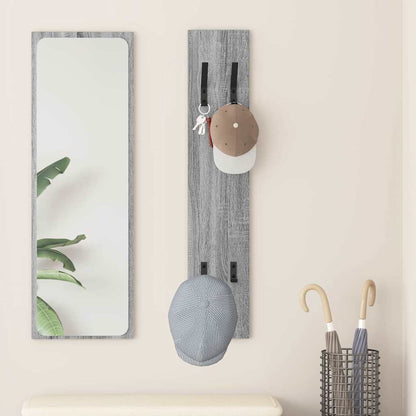 Appendiabiti a muro Grigio sonoma 20 x 1.5 x 100 cm