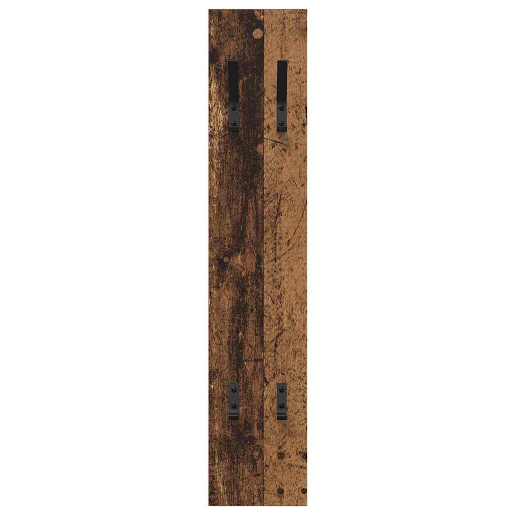 Appendiabiti a muro Legno vecchio 20 x 1.5 x 100 cm