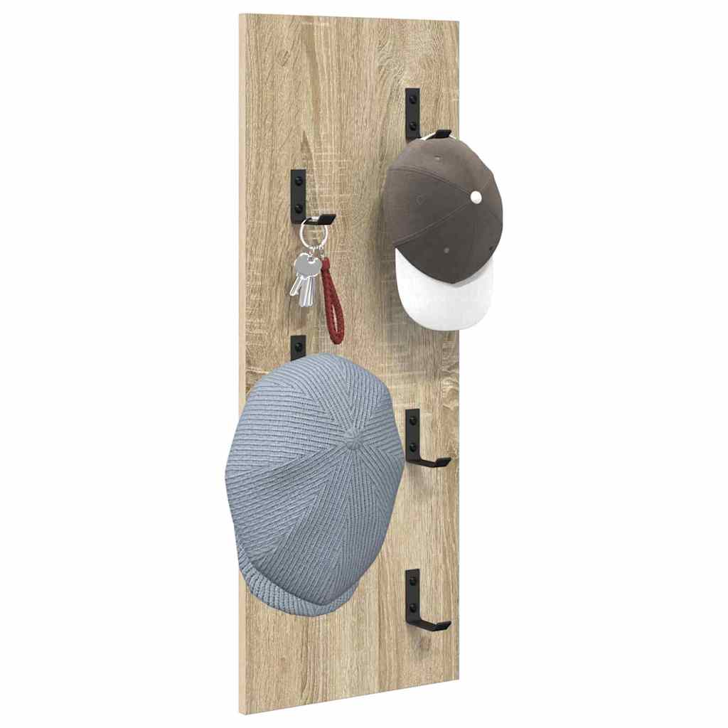 Appendiabiti a muro Rovere Sonoma 30 x 1,5 x 80 cm