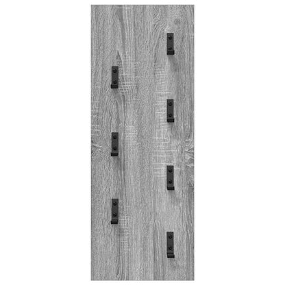 Appendiabiti a muro Grigio Sonoma 30 x 1,5 x 80 cm
