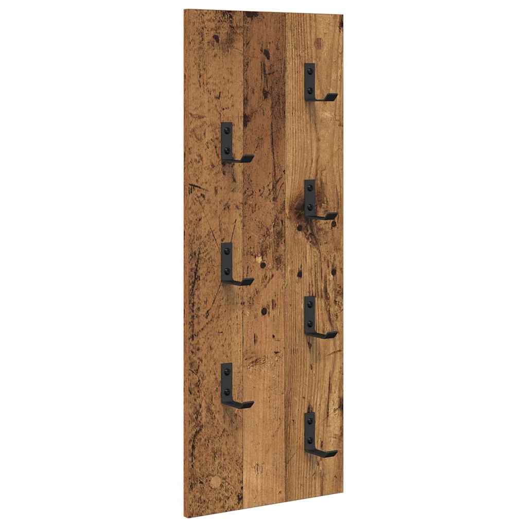 Appendiabiti a muro Legno vecchio 30 x 1,5 x 80 cm