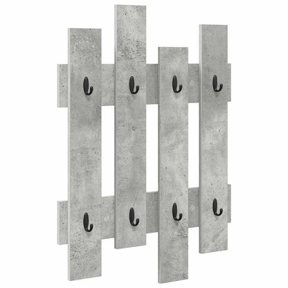 Appendiabiti a muro Grigio cemento 60 x 3 x 82 cm